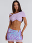 ROSALEE CROP TOP PURPLE Crop Top 