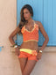 ROSEY TOP ORANGE Crop Top 