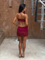 RUI TOP DEEP RED Crop Top 