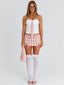 SCHOOLGIRL CORSET TOP WHITE Corset 