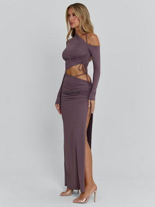 SERAYA MAXI DRESS MAUVE Maxi Dress 