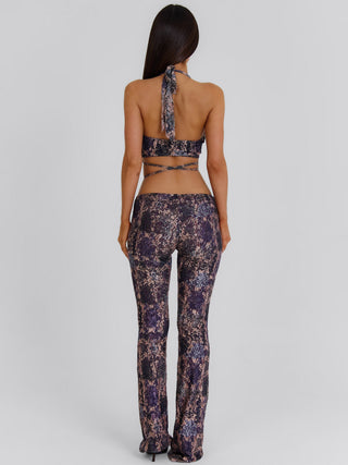 SHANEL PANTS DEEP PURPLE Pants 