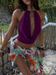SHAYNA CROP TOP PURPLE Crop Top 
