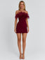 SHONA MINI DRESS BURGUNDY Mini Dress 