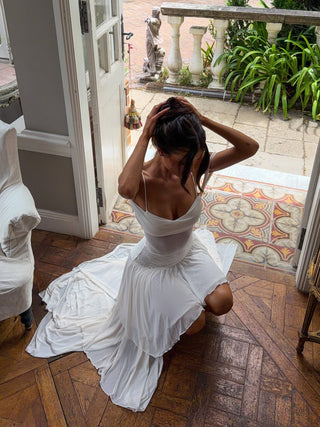 SINORA MAXI DRESS IVORY Maxi Dress 