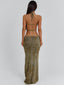 SLACIA MAXI DRESS KHAKI Maxi Dress 