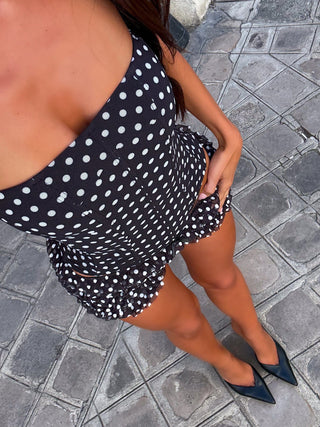 SOLA MESH CORSET TOP POLKA DOT Corset 