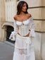 SOLALNES TOP WHITE Crop Top 