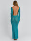 TAMERA MAXI DRESS TEAL Maxi Dress 