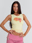 TELLA TOP YELLOW Graphic Tee 