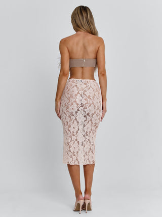 TERISA TOP TAUPE Crop Top 
