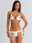 THALIA LACE HEADSCARF CREAM Head Scarf 