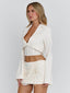 TOSCANA SKIRT IVORY Mini Skirt 