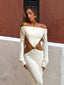 TOVA MAXI DRESS CREAM Maxi Dress 