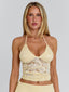 TRIXI MINI SKIRT YELLOW Mini Skirt 