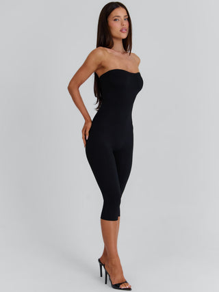 VICTORIA CAPRI JUMPSUIT BLACK Jumpsuit 