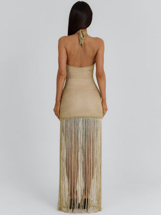 VIVVIAN MAXI DRESS GOLD Maxi Dress 
