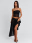 XIMENA MIDI SKIRT BLACK Midi Skirt 