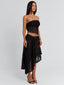 XIMENA MIDI SKIRT BLACK Midi Skirt 