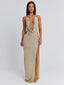YASMINA MAXI DRESS GOLD Maxi Dress 