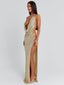 YASMINA MAXI DRESS GOLD Maxi Dress 