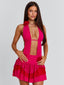 ZANDRA MINI DRESS HOT PINK Mini Dress 