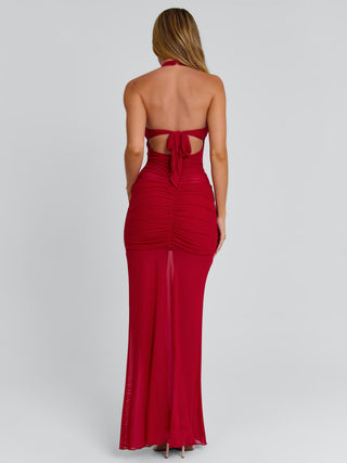 ZERRA MAXI DRESS RED Maxi Dress 