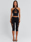 ZHERA TOP BLACK Crop Top 