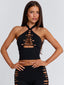 ZHERA TOP BLACK Crop Top 