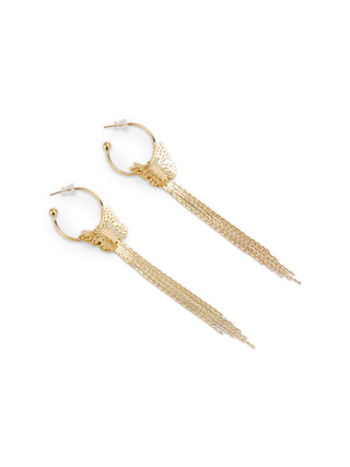 GOLD ANGEL BUTTERFLY EARRINGS GOLD Accessories 