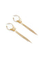 GOLD ANGEL BUTTERFLY EARRINGS GOLD Accessories 