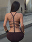 RACHANA MAXI DRESS CHOCOLATE
